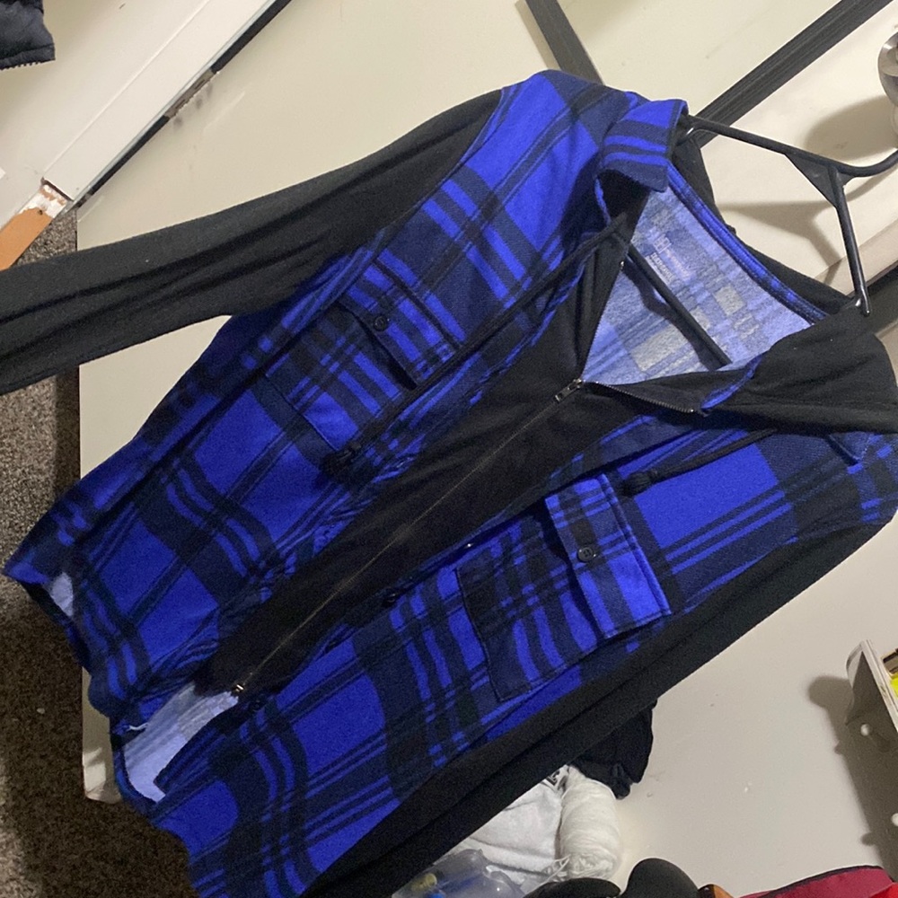 Blue/Black Plaid